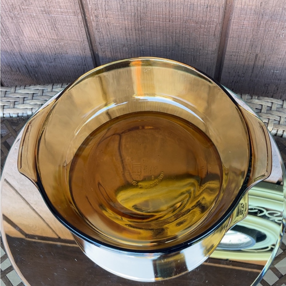Anchor Hocking Amber Casserole Dish